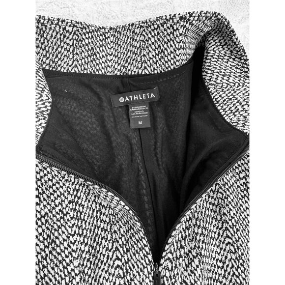 ATHLETA DELANCEY SKYLINE GRAY DRESS FULLY LINED & SIDE POCKETS - MEDIUM - Picture 3 of 10